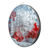 Winter Blossom Composition Dartscheibe (Vorderseite rechts)