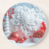 Winter Blossom Composition Getränkeuntersetzer (Vorne)