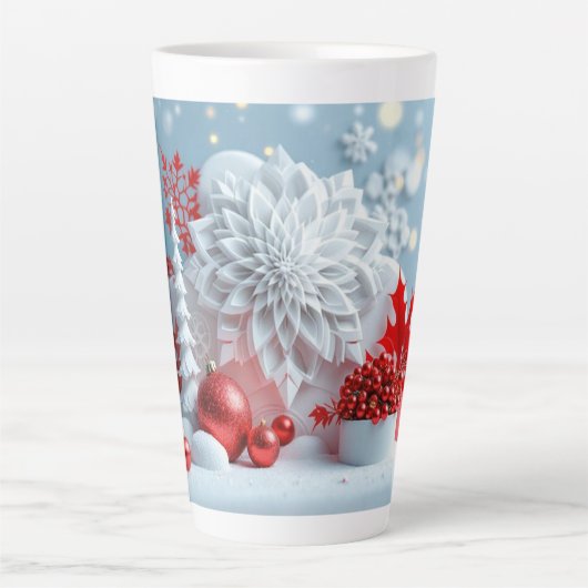 Winter Blossom Composition Milchtasse (Vorderseite)