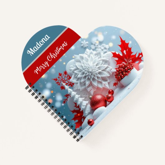 Winter Blossom Composition Notizblock (Vorderseite)