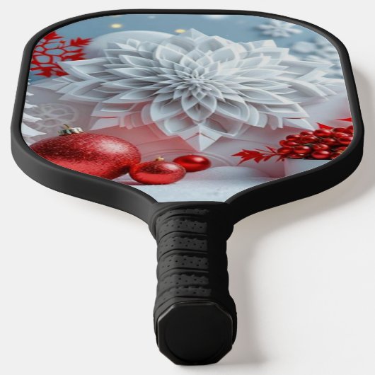Winter Blossom Composition Pickleball Schläger (Ablage )