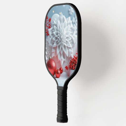 Winter Blossom Composition Pickleball Schläger (Links)
