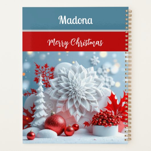 Winter Blossom Composition Planer (Rückseite)