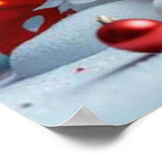 Winter Blossom Composition Poster (Ecke)