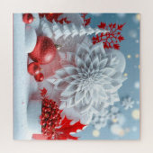 Winter Blossom Composition Puzzle (Horizontal)