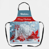 Winter Blossom Composition Schürze (Vorderseite)
