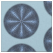 Winter Blossom Kaleidoscope Mandala Stoff (Nahaufnahme)