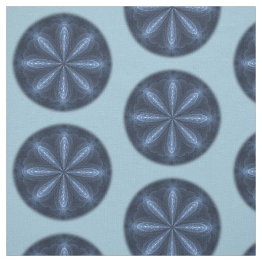 Winter Blossom Kaleidoscope Mandala Stoff (Muster)