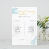 Winter Blue Baby Duwer Game würde Mama eher (Stehend Vorderseite)