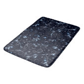 Winter Blue Bath Mat Badematte (Schrägansicht)