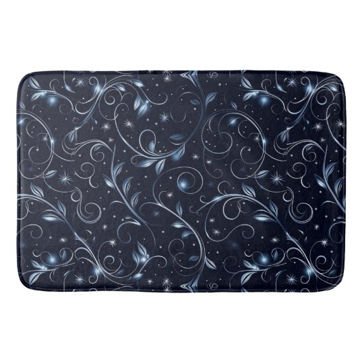Winter Blue Bath Mat Badematte (Vorderseite)