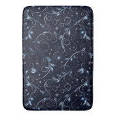 Winter Blue Bath Mat Badematte (Vorderseite Vertikal)