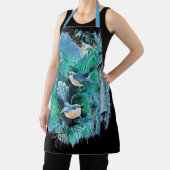 Winter Blue Bird Malerei Schürze (InSitu)