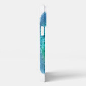 Winter Blue Birds Malerei iPhone 13 Pro Max Fall Hülle (Rechte Seite)