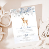 Winter Blue Boy Oh Reh Baby Dusche Einladung