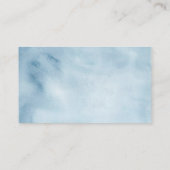 Winter Blue Cookie Baby Duschdusche Windelwanne Begleitkarte (Rückseite)