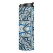 Winter Blue Crystal Pattern Thermosbecher (Nach links gedreht)