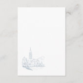 Winter Blue Enclosure Card Details Begleitkarte (Rückseite)