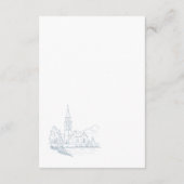 Winter Blue Enclosure Card Details Begleitkarte (Rückseite)