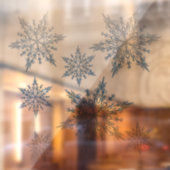 Winter Blue Fensteraufkleber (Blatt 2)