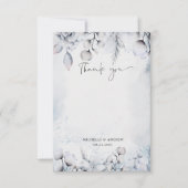 Winter Blue Foliage Foto Vielen Dank, dass Sie ein Dankeskarte (Vorderseite)