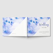 Winter Blue Garden Wedding Gästebuch (Voll)