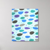 Winter Blue Ice Storm Leinwand Printing (Vorderseite)