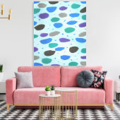 Winter Blue Ice Storm Leinwand Printing (Insitu (Wohnzimmer))