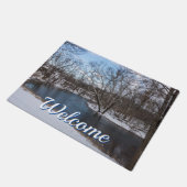 Winter Blue James River Welcome Doormat Fußmatte (Schrägansicht)