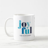 Winter Blue "Joyful" Gallery 3 Fotos Kaffeetasse (Links)