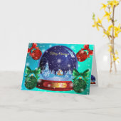 Winter Blue Karte (Gelbe Blume)