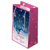 Winter Blue Kleine Geschenktüte (Rückseite Schrägansicht)