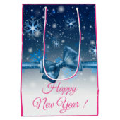 Winter Blue Mittlere Geschenktüte (Rückseite)