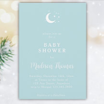 Winter Blue Moon and Stars