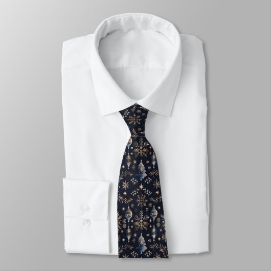 Winter Blue Neck Tie Krawatte (Gebunden)