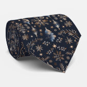 Winter Blue Neck Tie Krawatte (Gerollt)