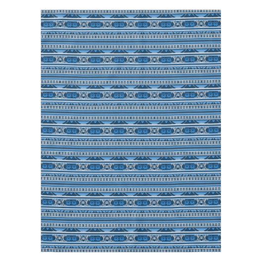 Winter Blue Nordic Design Tischdecke (Vorderseite)