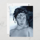 Winter Blue Postcard Postkarte (Vorne/Hinten)