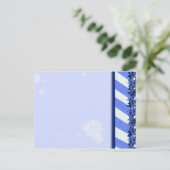 Winter Blue Postkarte (Stehend Vorderseite)