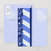 Winter Blue Postkarte (Vorne/Hinten)