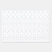 Winter Blue Schneeflocke Geschenkpapier Set (Vorderseite 2)