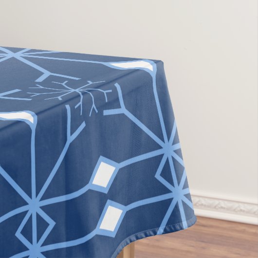 Winter Blue Snow and Ice Tableclout Tischdecke (Beispiel)