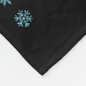 Winter Blue Snowflake Christmas Xmas Costumes Men Fleecedecke (Ecke)