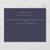 Winter Blue Thistle Eucalyptus Wedding Wonderland Flyer (Hinten)
