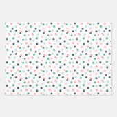 Winter Blue Wrapping Paper Sheets Geschenkpapier Set (Vorderseite 3)