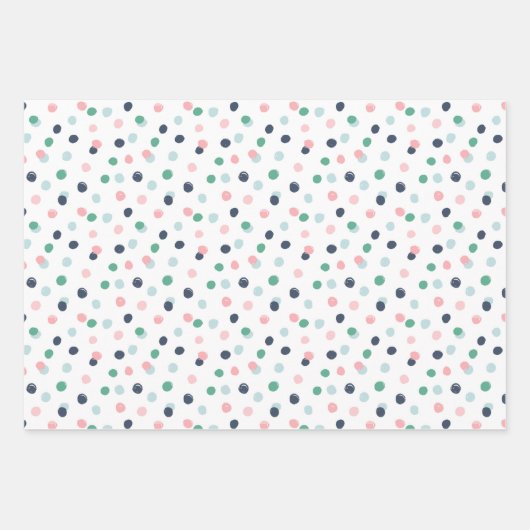 Winter Blue Wrapping Paper Sheets Geschenkpapier Set (Vorderseite 3)