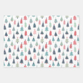 Winter Blue Wrapping Paper Sheets Geschenkpapier Set (Vorderseite 2)