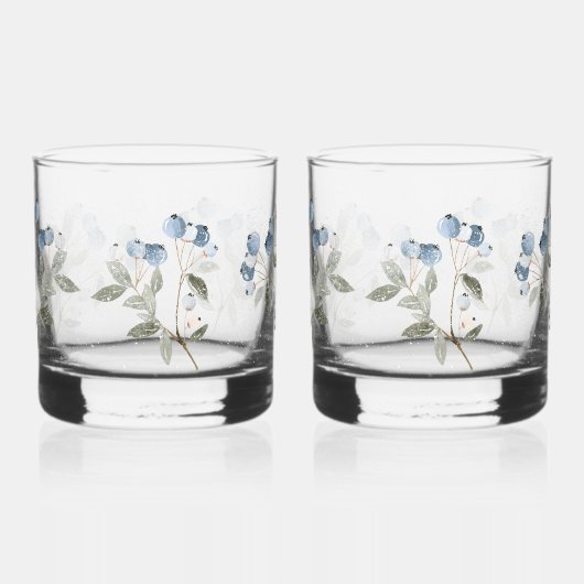 Winter Blueberry Botanical Whiskyglas (Links)