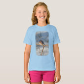 Winter Bluebird Animal Nature T-Shirt (Vorne ganz)