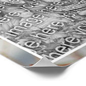 Winter Bluebird Frame kreieren Ihr eigenes Foto Poster (Ecke)